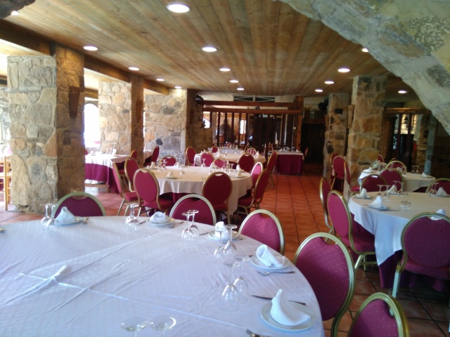 The Restaurant is in the old Masia, specifically where the stables were.